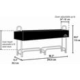 thumbnail image 3 of ShelterLogic Adjustable Heavy Duty Outdoor Firewood Rack, 3 of 9