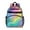 Rainbow Tie Dye, variant on Rainbow Tie Dye Swirl Pattern Backpack for School,Cute School Bag,Schoolbag with Adjustable Shoulder Straps & Padded Back,15.25"x11.5"x5.25"