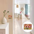thumbnail image 7 of Yayeee Toggle Light Switch Wall Plate 2-Gang 4.56"x4.48" Decorative Outlet Cover, Purple Abstract Floral, 7 of 7