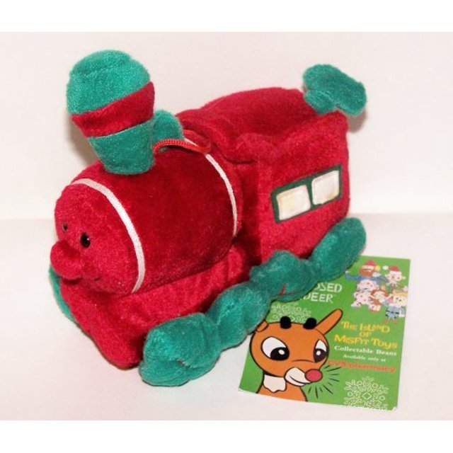 Rudolf el reno de nariz roja en la isla de los juguetes inadaptados Frijoles coleccionables Tren inadaptado 6 " CVS Collectable Christmas Classics 719579048688