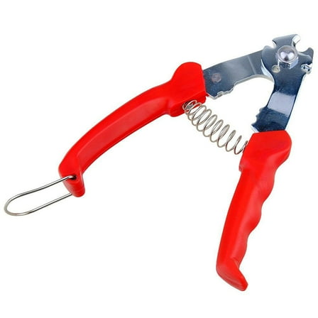 ORDDIART Red Crimping Tool for Bike Cables, 5.9x4.7x1.2in Handheld Cable Repair Tool Set
