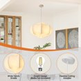 thumbnail image 6 of Parrot Uncle Modern 3-Light Pendant Chandelier, White, E26 Base, Dimmable, 6 of 13