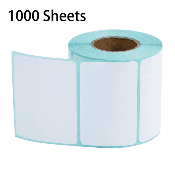 ROSEXIXI address labels 1000 Sheets Waterproof Thermal Printer Paper 2.7x1.5in  White