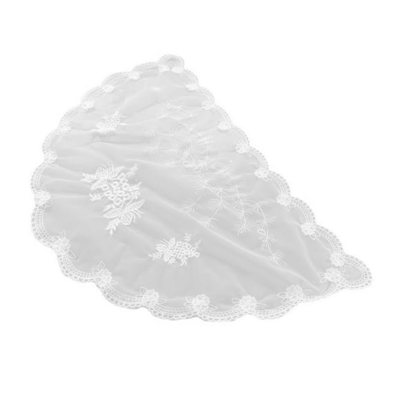 Elegant Flowre Mantilla Veil for Wedding Traditional Embroidery Veil Head Covering for Catholic Chapels Prayer Headpiece