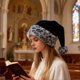 thumbnail image 3 of Christmas Santa Hat Double-Layer Stylish Soft Leopard-Print Plush Santa Hat for Photography Parade Cosplay Party B, 3 of 5