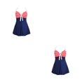 thumbnail image 4 of Jumpingount Fiesta en la piscina Sexy Backless mujeres Swim Dress Beach Girls Chinlon traje de baño lavable Ladies traje de baño Swimdress ropa Type2 NO2, 4 of 6