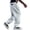 Light Gray, variant on Uwinwear Men's Track Sweatpants, Open Bottom Elastic Waist Casual Workout Pants Elastic Drawstring Long Pants Casual Loose Fit Trousers,Dark Gray,L