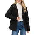 thumbnail image 4 of ORUYROP Women's Lightweight Front Zipper Solid Utility Anorak Hoodie Vest/Jacket, 4 of 7