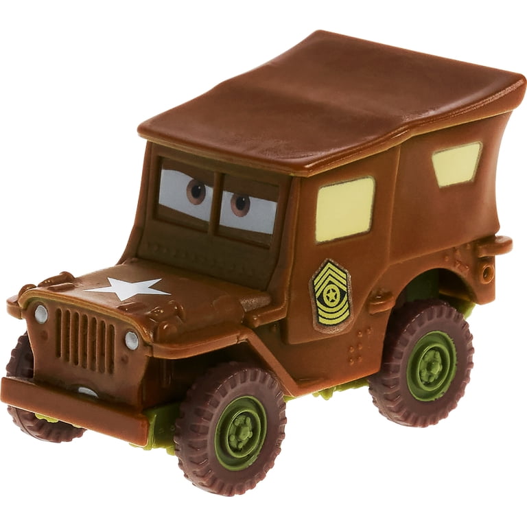 Disney Pixar Cars Color Changers Sarge Toy Truck, 1:55 Scale