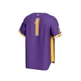 thumbnail image 3 of Men's GameDay Greats #1 Purple ECU Pirates Lightweight Baseball Jersey, 3 of 4