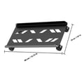 thumbnail image 2 of QUMIIRITY Computer Tower Holders Movable Metal Black Support Mobile 1Pcs, 2 of 8