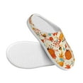 thumbnail image 3 of Fotbe Pumpkin Fall Pears Pattern Women's Fuzzy Curly Fur Memory Foam Loafer Slippers Indoor Outdoor Slippers Winter Home Shoes-42/43, 3 of 7
