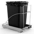 Costway Pull Out Kitchen Trash Can, Under Small Garbage Slider