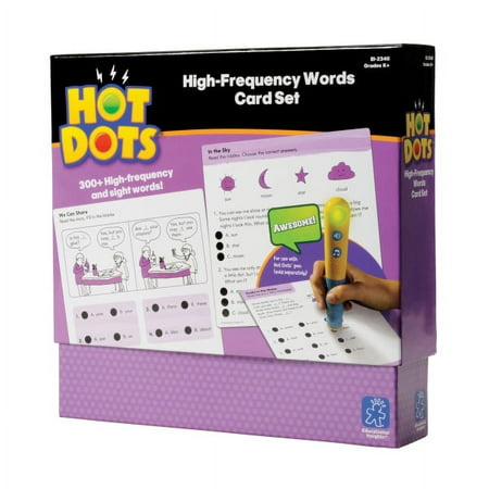 UPC 086002023407 product image for Hot Dots High-Frequency Words Card Set | upcitemdb.com