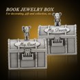 thumbnail image 2 of HURRISE Hair Collection Box,Baby Tooth Treasure Chest Box,1 Pair Baby Tooth Jewelry Box Mouse Shape Hair Collection Box Craft Gift Ornament, 2 of 10