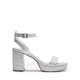 thumbnail image 2 of Sandalia DREAM PAIRS SDHS2420W Plata con Brillo Plataforma y Tacones, 2 of 9