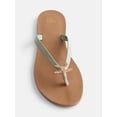 thumbnail image 5 of Time and Tru Women's Ornament Thong Sandals, 5 of 5