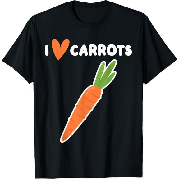 I Love Carrots Carrot T-Shirt