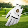 thumbnail image 1 of Guante de Golf, Guante de Cuero Suave de Primera con Partículas Antideslizantes, Guante de Golf de Entrenamiento Transpirable, para Izquierda 23 Baoblaze guantes de golf, 1 of 7