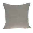 thumbnail image 1 of HomeRoots 334184 Housse de Coussin Solide Gris Transitionnel de 18 x 7 x 18 Po avec Insert en Poly, 1 of 1