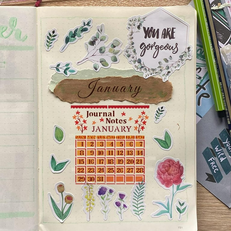 8-Pack Alphabet & Number Stencils Set - Plastic Drawing Templates For Journaling & Crafts