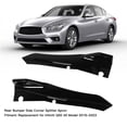 thumbnail image 4 of Rear Bumper Side Corner Splitter Apron, Side Corner Splitter Spoiler Apron Improved Performance 1 Pair  For Q50 2018 To 2023, 4 of 8