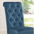 thumbnail image 2 of Upholstered Dining Chairs Set of 2, High Seat Back Dining Chair with Solid Wood Legs, 2 of 5