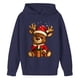 thumbnail image 4 of Sudaderas con capucha para niños y niñas, sudaderas casuales de manga larga, lindas sudaderas de gran tamaño con bolsillo de polar, chaquetas para niñas, 4 of 4