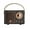 Black, variant on Retro Bluetooth Speaker HM11 Classical Retro Music Player Sound Stereo Portable Decoration Mini Speakers Travel Music Player
