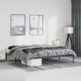 thumbnail image 1 of vidaXL Metal Bed Frame Black 193x203 cm, 1 of 5
