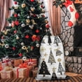 thumbnail image 4 of Christmas Bags Drawstring,White Christmas Tree and Snowflake Pattern Large Xmas Christmas Gift Bags,Reusable for Xmas and New Year Party Favors and Supplies,27.6" X 19.7", 4 of 5