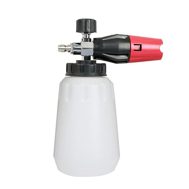 Olla De Espuma De Dos Colores Para Galvanoplastia Olla De Espuma De Alta Presión De Enchufe Rápido De 44565 Con Boquilla Ajustable Pistola De Agua De Lavado De Autos De Boca Grande Para Limpieza De Scienceny VI009209-02