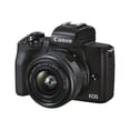 thumbnail image 3 of Canon EOS M50 Mark II - Cámara digital - mirrorless - 24,1 MP - APS-C - 4K / 24 fps - Zoom óptico 3x Objetivo EF-M 15-45 mm IS STM - Wi-Fi, Bluetooth - negro, 3 of 5