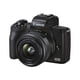 thumbnail image 3 of Canon EOS M50 Mark II - Cámara digital - mirrorless - 24,1 MP - APS-C - 4K / 24 fps - Zoom óptico 3x Objetivo EF-M 15-45 mm IS STM - Wi-Fi, Bluetooth - negro, 3 of 5