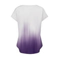 thumbnail image 5 of Fesfesfes Shirt Women's V-Neck Fashion Casual Short Sleeve Spring And Summer Top Ladies Tops M(US:6), 5 of 5