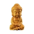 thumbnail image 1 of Abbracc Handcrafted Buddha Statue Sakyamuni Statue Miniature Monk Figure Home Decoration A, 1 of 9