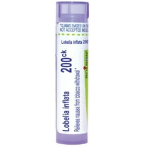 Boiron Lobelia Inflata 200CK, Homeopathic Medicine for Nausea From Tobacco Withdrawal, 80 Pellets