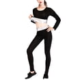 thumbnail image 4 of Pantalones Adelgazantes Para El Sudor De Las Mujeres + Tops Fat Burner Cintura Entrenador Control De Barriga Conjunto De Pérdida De Peso Vogacara OD015901-05, 4 of 6
