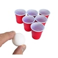 thumbnail image 2 of Set de minijuego de beer pong más pequeño del mundo con tazas y pelotas, 2 of 3