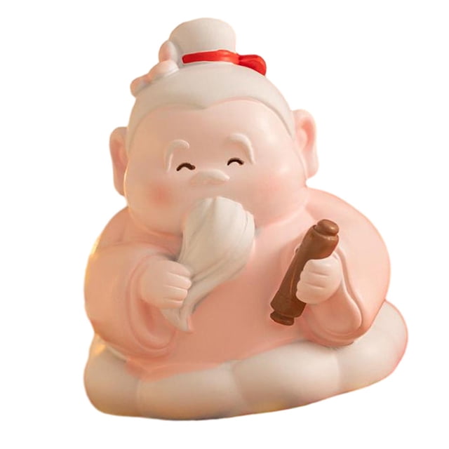 DOLITY Chinese Figures Statue Car Dashboard Decoration Portable Resin Car Ornament Mini C