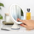 thumbnail image 5 of Zadro Lighted Wall Mounted Suction Cup Makeup Mirror with 10X Magnification, 5 of 12