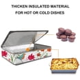 thumbnail image 2 of Numjaw Casserole Carrier for Hot or Cold Food,Insulated Casserole Travel Carry Bag,Pie Carrier,Casserole Dish With Lid and Carrying Case,Food Warmer Bag for Party/Picnic, 2 of 8