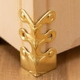 thumbnail image 4 of Solid Brass Vintage Metal Corner Guard for Furniture, Cabinets, and Boxes, Black, 10 Piece, 4 of 8
