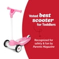 thumbnail image 5 of Radio Flyer My 1st Scooter Sparkle, 3 Wheels, Pink, Toddlers, 4.5 lbs. Assembled Weight, 5 of 8