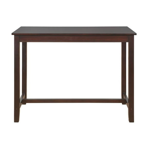 Linon Claridge 36 Inch Counter Height Pub Table, Walnut