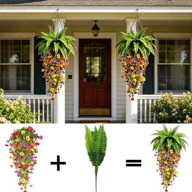 Set de plantas de hiedra colgante artificial con hojas de seda para decoración de pared, enredaderas falsas para estantes, habitaciones y eventos.