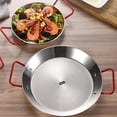 thumbnail image 5 of Cookware Fry Pan Stainless Kitchen Spain Fried Eggs Paella Pan Non Stick Skillet Pan With Double Handle Paella Base Flat Grill Skillet Frying Pan Roasting Pans, 5 of 7
