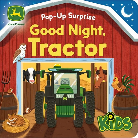 John Deere Kids Pop-Up Surprise Good Night, Tractor (Board Book)