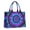 Blue Purple Tie, variant on Large Capacity Tote Bag,Colorful Watercolor Stripe Pattern Handbag Fashion Luxury Tote Bag,15.7"x13"x 5.1" Inches,Laptop Compatible