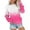 Z, variant on Womens Valentines Day Love Printing Gradient Long Sleeve Crewneck Sweater Pullover